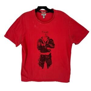 Vintage Rogues Gallery Sailor Tee Shirt Mens Medium Dark Academia Preppy Punk